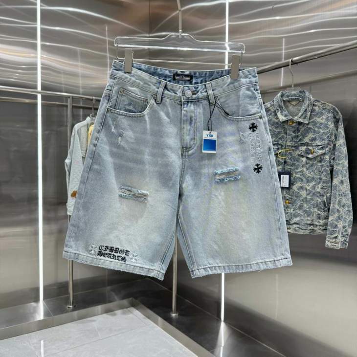 Picture of Chrome Hearts Jeans Short _SKUChromeHeartsM-2XLhgntx508822